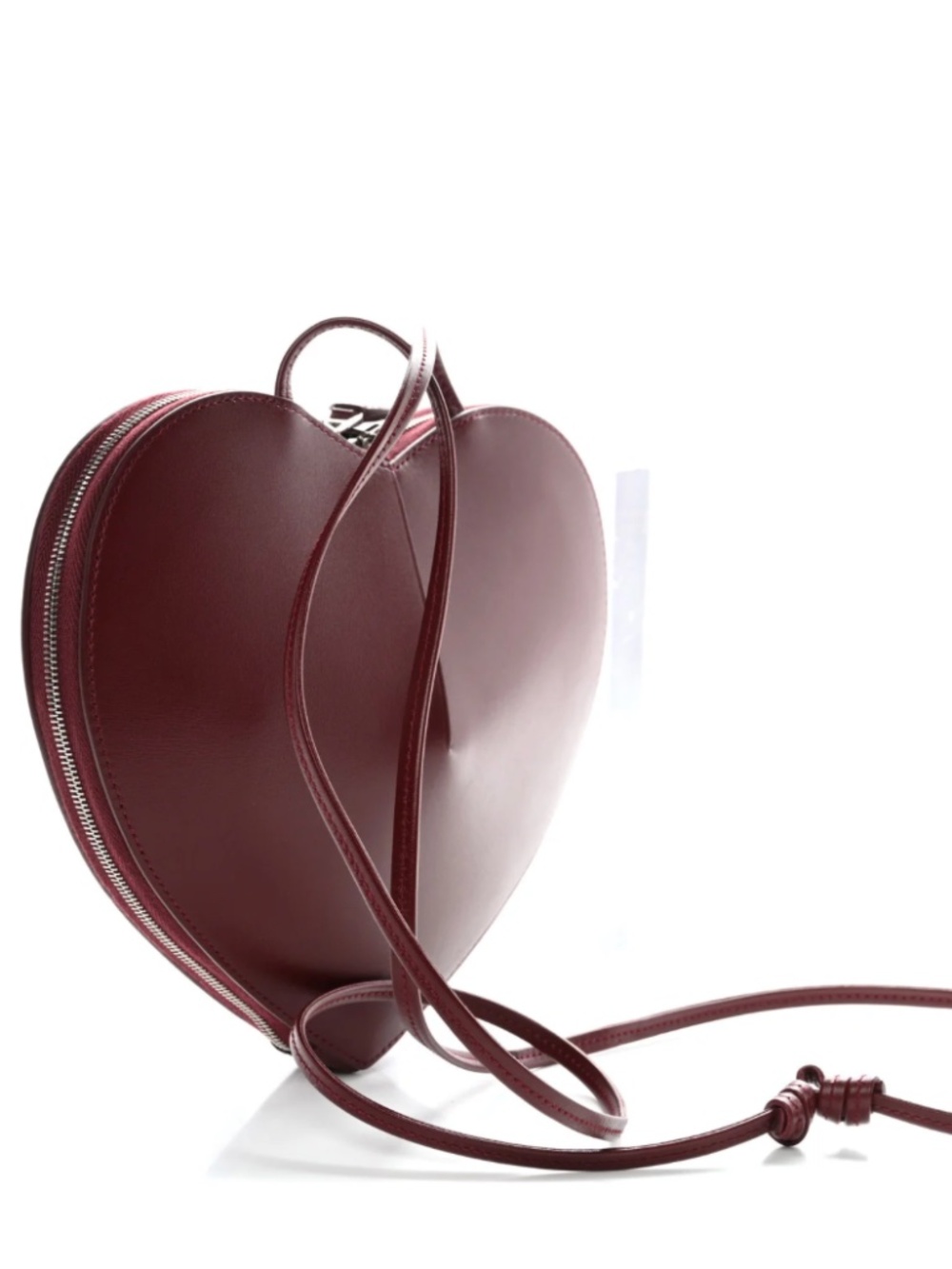 ALAIA | Handbag | Lux Calfskin Le Coeur Bag Rouge Grenat - Picture 2 of 11